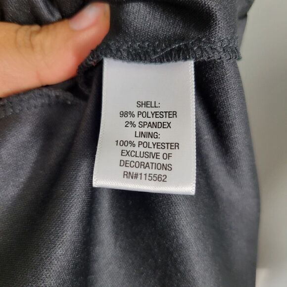 Disney Floral Sleeveless Dress. Black S#26 - Picture 14 of 15